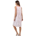 thumbnail image 4 of Casual Nights Women's Poly Cotton Sleeveless Nightgown Chemise, 4 of 5