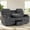 Gray, variant on 3-Seat Reclining Sofa with Flip Middle Backrest, Manual Loveseat Recliner with Storage Drawer, USB & Type-C Ports, Cup Holders & Phone Holders, Gray