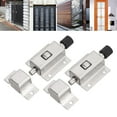 thumbnail image 4 of 2 Juegos De Pestillo De Puerta De Acero Inoxidable, Cerradura De Puerta Automática Antirrobo Con Perno De Resorte Para Seguridad, 4 of 7