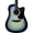 Blue Burst, variant on Motion D150CE Dreadnought Acoustic-Electric Guitar -