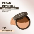thumbnail image 4 of COVERGIRL Clean Invisible Pressed Powder, 133 Light Beige, 0.38 oz, 4 of 17
