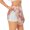 2PCS, variant on Honeii's Strawberry print a double-layered women's running short, ideal for gym, tennis, and various activities, complete with a practical pocket