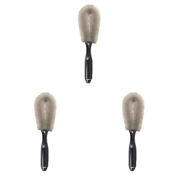 Cepillo Lavado Ruedas Coche Limpiador Llantas Cerdas Suaves (gris)