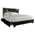 thumbnail image 4 of Castle Place Luxe Haven Velvet Full Platform Bed with 4 Storage Drawers, Black, 4 of 11