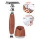 thumbnail image 3 of Maquinilla De Afeitar De Seguridad De Doble Filo Maquinilla De Afeitar De Seguridad Manual Clásica De Doble Filo Con De Madera Para Hombres, 3 of 7