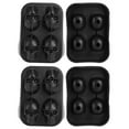 thumbnail image 2 of BPA Free Food Grade Ice Cubes Mold, Ice Cubes Tray 2Pcs 4-Grid Cocktail for Whiskey Home Bar Use, 2 of 7