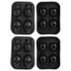 thumbnail image 2 of Bandeja de hielo ANGGREK silicona 2 moldes calavera negro, 2 of 8