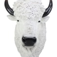 thumbnail image 5 of Ebros Sacred Lightning White Buffalo Wall Decor 18"H Faux Bison Head Taxidermy, 5 of 7