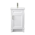 thumbnail image 4 of 20 in. Single Sink Vanity in White Finish with White Ceramic Sink Top, 4 of 6