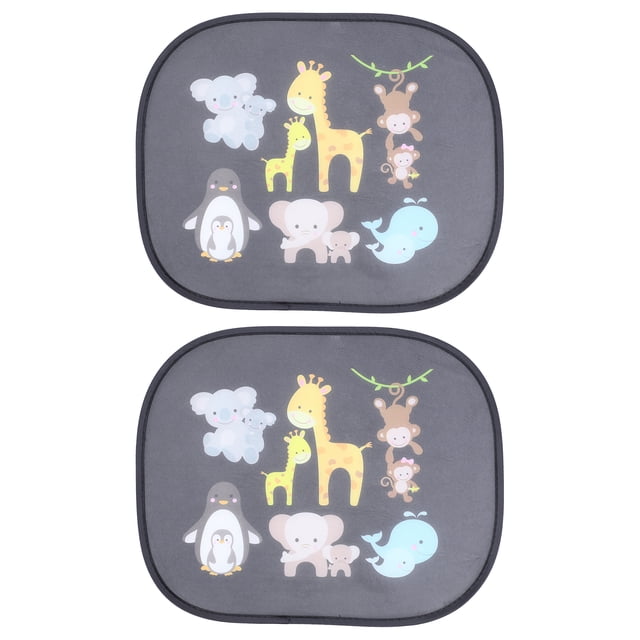 MasteelfCA 2Pcs Cartoon Car Side Window Sunshades Baby Sun Shades for Blocking UV Rays