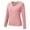 018_Pink, variant on QASIEATN Sweatshirt for Graceful Ladies Fashion, Crew Neck Fleece Lined Thermal Thermal Underwear Slim Tops Long Sleeve Thermal Shirts Winter Tops, Womens Fall Tops