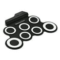 thumbnail image 4 of Batería electrónica portátil G3002 con diseño enrollable en silicona, incluye baquetas, pedal, cable USB y cable de audio, ideal para estilos Pop, Rock y Latino (sin pilas)., 4 of 6