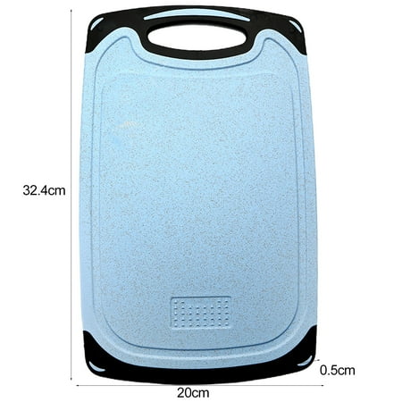 

YOZUMD Chopping Block Slicing with Hanging Hole Great Shockproof Cutting Board