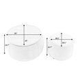 thumbnail image 5 of Modern Round Storage Ottoman with Wooden Lid, 2 in 1 Function, Work as Coffee Table and Ottoman, End Table & Footstool for Living Room, Green, 5 of 6