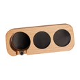 thumbnail image 1 of Soporte de manipulación de café Espresso Tamper Mat Stand Organizador de encimera con 3 agujeros Estación de manipulación de café para accesorios de para 58mm Baoblaze Titular de manipulación de café, 1 of 8