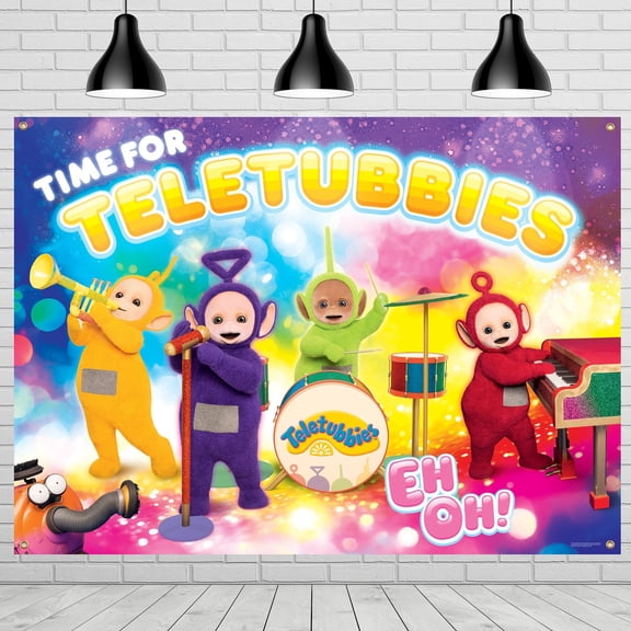Teletubbies Backdrop - Teletubbies Party Decorations