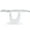 White, variant on 63" Faux Marble Dining Table for 6 ,Sudica Faux Marble Dining Room MDF Table with U-Shaped Bracket Support, Black