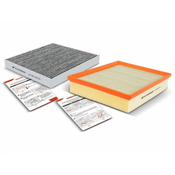 Air Filter and Cabin Air Filter Kit 2 - Compatible with 2015 - 2020 Chevy Suburban 2016 2017 2018 2019