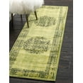 thumbnail image 3 of Unique Loom Imperial Collection Area Rug - Cypress (3' x 9' 10" Runner Sage Green/Black), 3 of 8