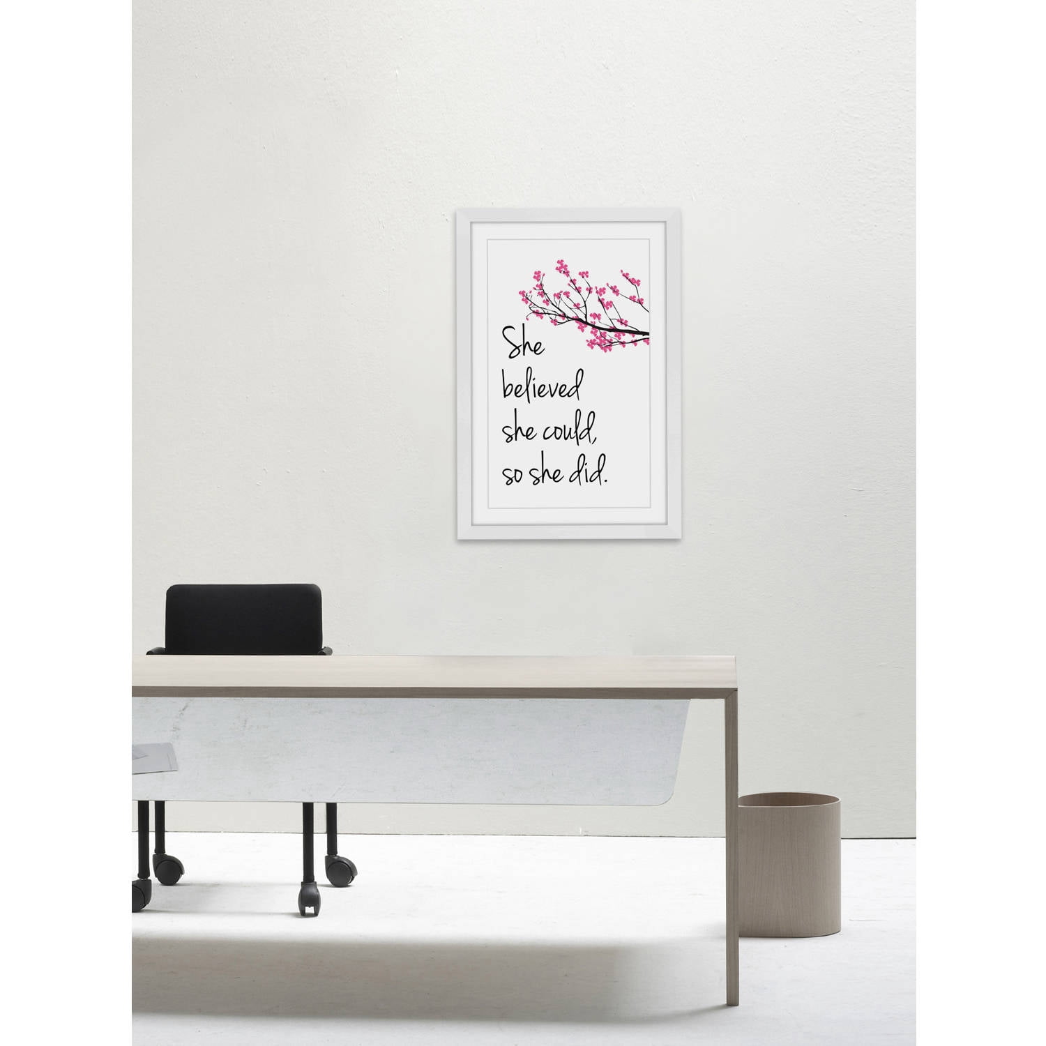 "She Believed" Framed Painting Print