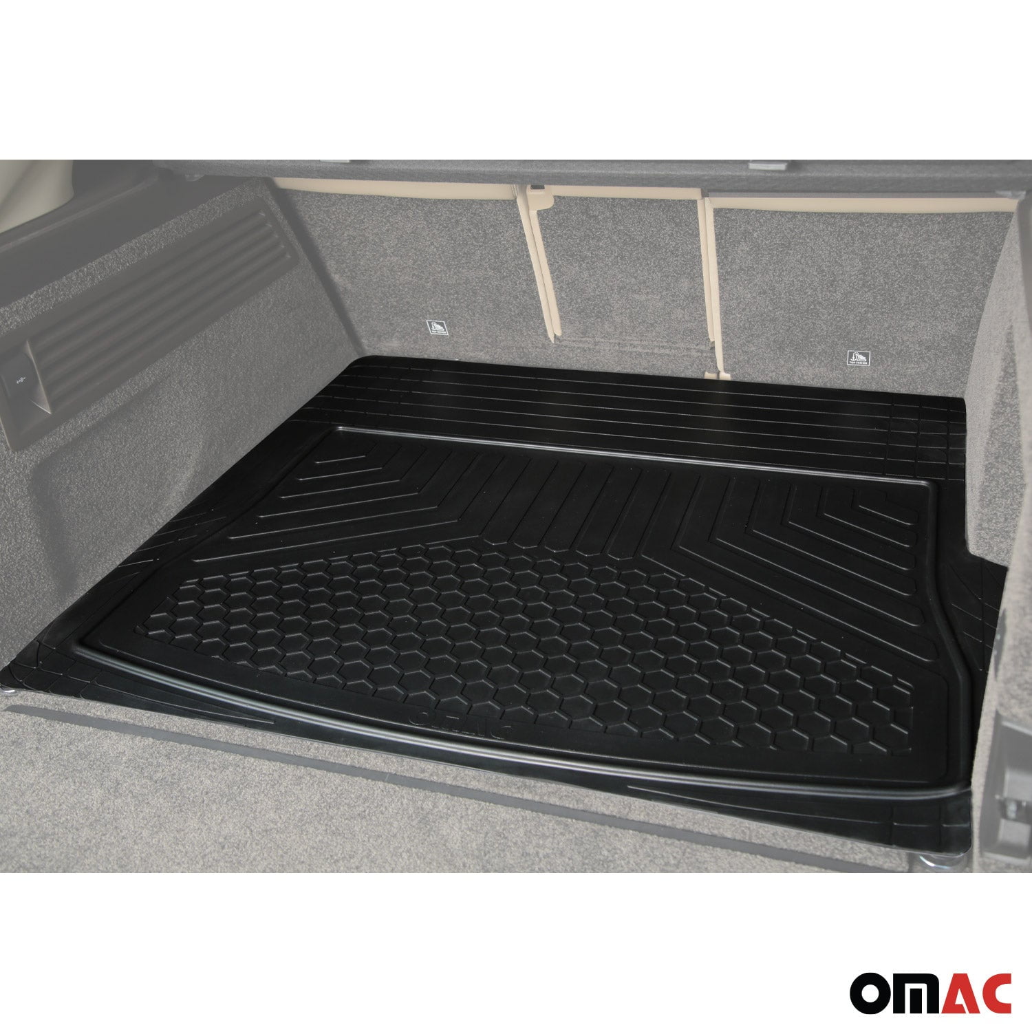 Trunk Mat Liner for Nissan Ariya 2023 Rubber Waterproof 3D Molded Black