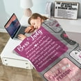 thumbnail image 4 of Boss Lady Gifts for Women Throw Blanket, Best Boss Day Birthday Gifts for Women, for Bosses Female, Supervisor Managergifts for Women, Boss Lady Appreciation Day Gift Blanket, 4 of 7