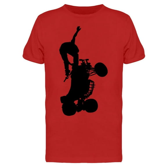 Athlete Atv Racing Trick T-Shirt Men -Image by Shutterstock, Male XX-Large