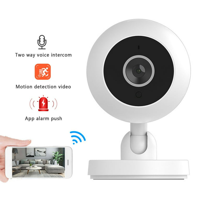 Annihilate theory dividend Vera Natura Baby Monitor, 360-degree Wireless IP Camera 1080P Home Security  Camera Night Vision Two-Way Audio Motion Sound Detection - Walmart.com