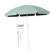 thumbnail image 3 of Sombrilla de patio, sombrilla de playa, 1,7 m, fácil de transportar, premium, con varillas resistentes, toldo para picnic al aire libre para juegos, 3 of 8