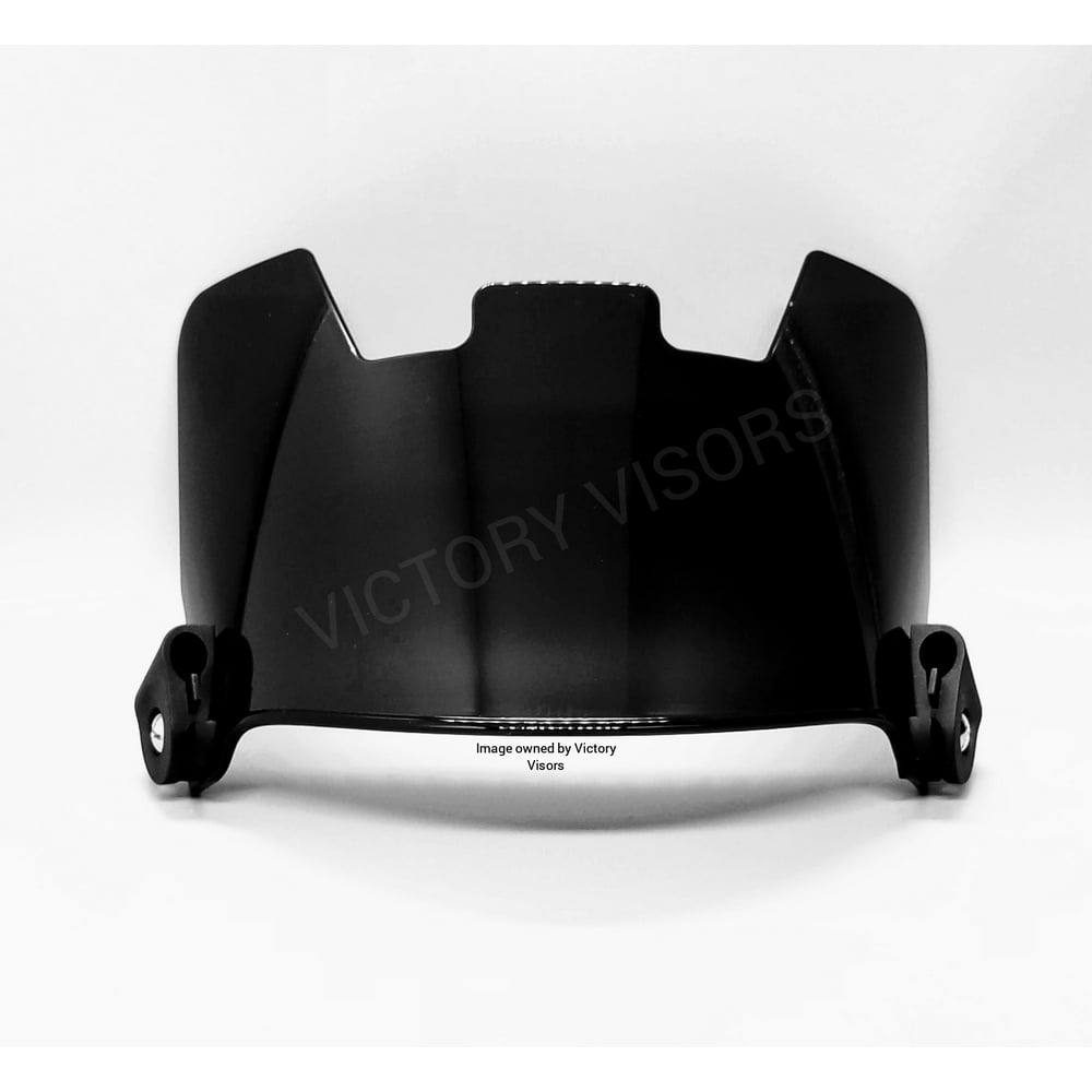 Dark Black Football Visor for Riddell, Vicis, Xenith and other Major