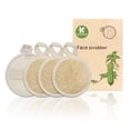 thumbnail image 1 of Exfoliadores faciales Loofah YOTDHUO Natural, paquete de 6 para mujer, 1 of 6