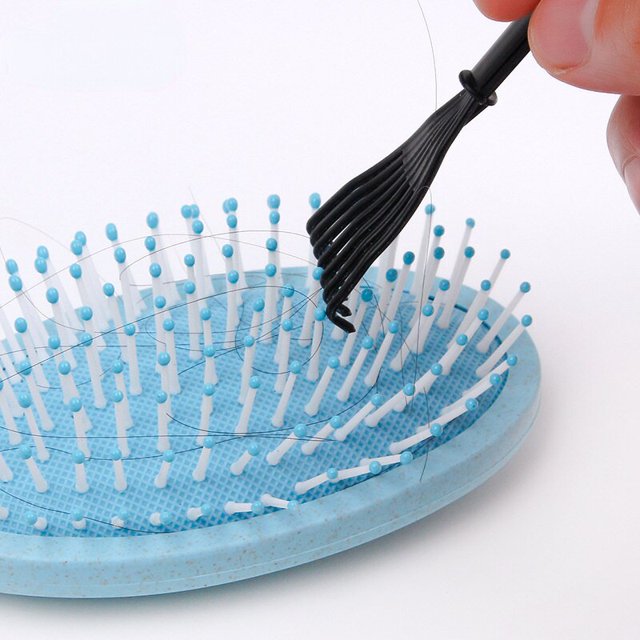 Peine mágico de dibujos animados para masaje, cepillo antiestático para el pelo de unicornio, desenredar enredos, ducha, cepillo para el pelo, accesorios de salón, color rosa