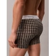 thumbnail image 5 of Calvin Klein Men's Icon Cotton Stretch Limited Edition Boxer Briefs Blotched Plaid Grey Heather Medium, 5 of 7