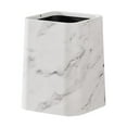 thumbnail image 1 of Papelera de mármol para baño, papelera, cesta de papel, contenedor de basura cuadrado para el hogar, cesta de basura para sala de estar, dormitorio M, 1 of 8