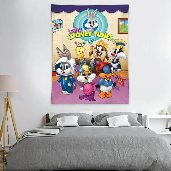Tapestry Baby Looney Tunes Wall Hanging Decor for Bedroom Wall Art Funny Home Decoration 30x40in