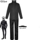 thumbnail image 1 of 26-27 2023-Anime Jujutsu Kaisen Gojo Satoru Cosplay Costume Tops Pants Eye Patch Halloween Party Men Uniform Wigs-R, 1 of 3