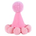 thumbnail image 1 of Laegsmetg PetCuteBirthdayPartyConeHatandBowtieCollarSetwithAdjustableHeadbandandPom-pomsTopperforSmallMediumDogsCatsPets, 1 of 5