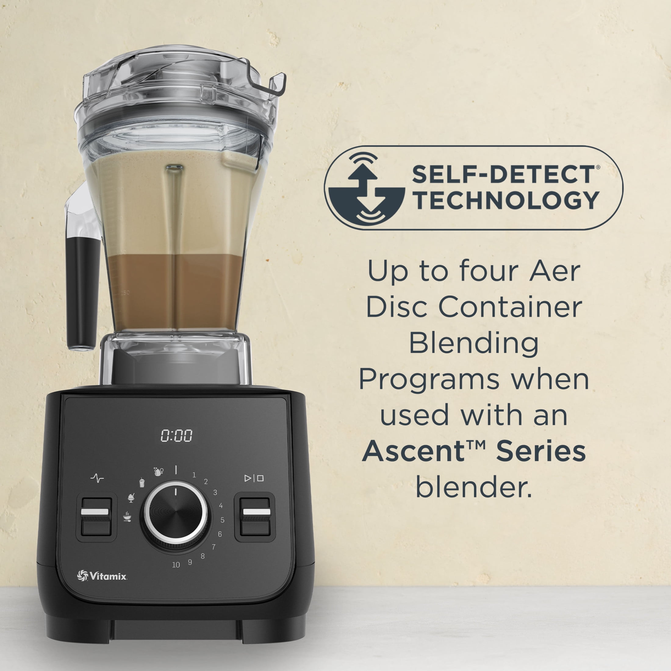 Vitamix Aer Disc Blender Container Attachment, Clear - Walmart.com