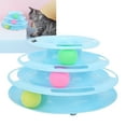 thumbnail image 2 of Cat Tracks Ball Toys, 3  Puzzle Cat Track Tower Roller Fun  For Huning Chasing Exercising, 2 of 7