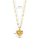 thumbnail image 4 of Stainless Steel Love Heart Necklace For Women 2023 New Trendy Lip Chain Simple Pendant Necklace Jewelry Gift Wholesalers, 4 of 5