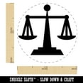 thumbnail image 2 of Scales of Justice Legal Lawyer Icon Self-Inking Rubber Stamp Ink Stamper - Sky Blue Ink - Medium 1 Inch, 2 of 7