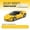 F8 yellow, variant on 1:36 Pull Back Diecast Supercar Model Openable Two Doors Alloy Vehicle Collectible Toy Car