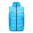 thumbnail image 6 of SELONE Heated Vests for Men Women 1 Control 4 Heating Zones Fleece Jacket Sleeveless Soild Casual Coat Plus Size, 6 of 7
