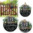 thumbnail image 5 of Creative Door Sign - No Soliciting Sign Don'T Ring My Doorbell Don'T Even Look At My House 11.8Inch Spring Wood Hanging Plaque Signs - 1X Creative Door Sign, 5 of 6