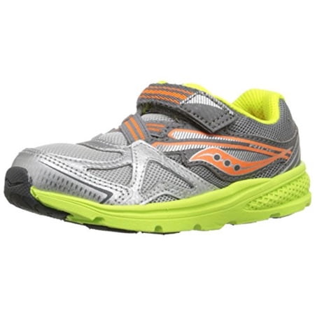 Saucony Baby Ride - Sneaker Bambino (primi Passi/neonato) - Grigio/Lime - Taglia 5.5M US