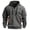 Style1-Dark Gray hoodies for men, variant on ersvoioy Mens Zip Up Hoodie Multi Pocket Graphic Print Long Sleeve Sweatshirt Jacket Full Zipper Regular Fit Cotton Fall Top Dark Gray M