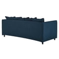 thumbnail image 5 of Modway Avalon Modern Wood and Fabric Slipcover Sofa in Azure Blue, 5 of 11