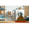 thumbnail image 2 of Ahgly Tapis d'Intérieur Lavable en Machine Carré Rouge, 4 Pieds Carré, 2 of 7