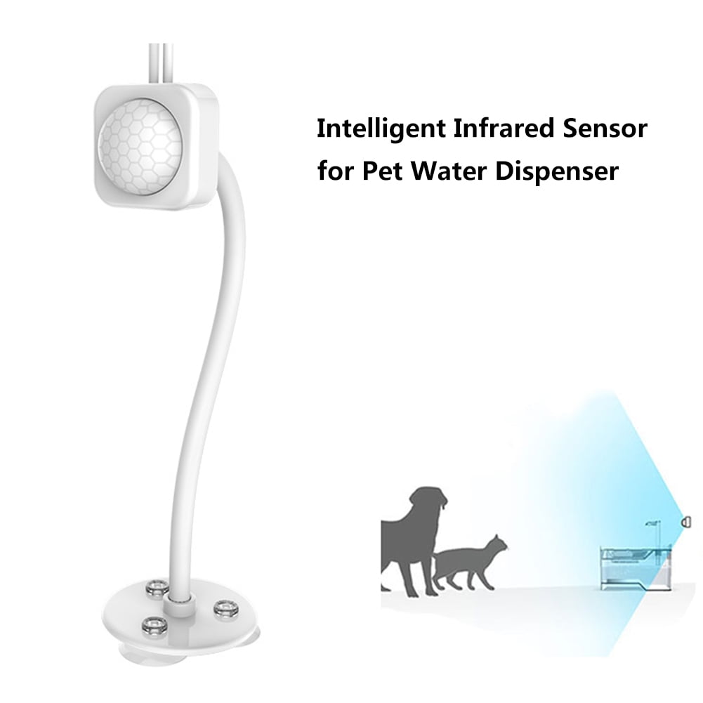 Akoyovwerve Cat Water Fountain Intelligent Infrared Sensor Pet Water