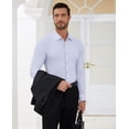 thumbnail image 6 of Youclos Long Sleeve 4-Way Stretch Dress Shirts for Men Button Down Shirt Muscle Fit, 6 of 6